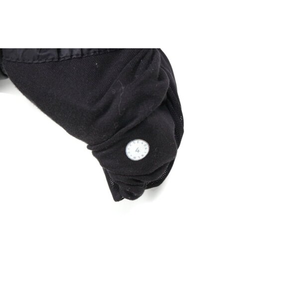 LULULEMON Lightly Padded Full Zip Black Hooded Jacket sz 4 /457 - Picture 6 of 8